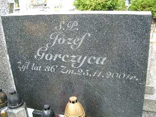 Józef Adam Gorczyca 1965 Płock - Grobonet - Wyszukiwarka osób pochowanych