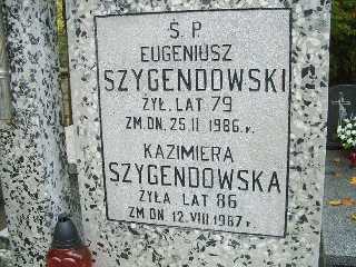 Kazimiera Szygendowska 1901 Płock - Grobonet - Wyszukiwarka osób pochowanych