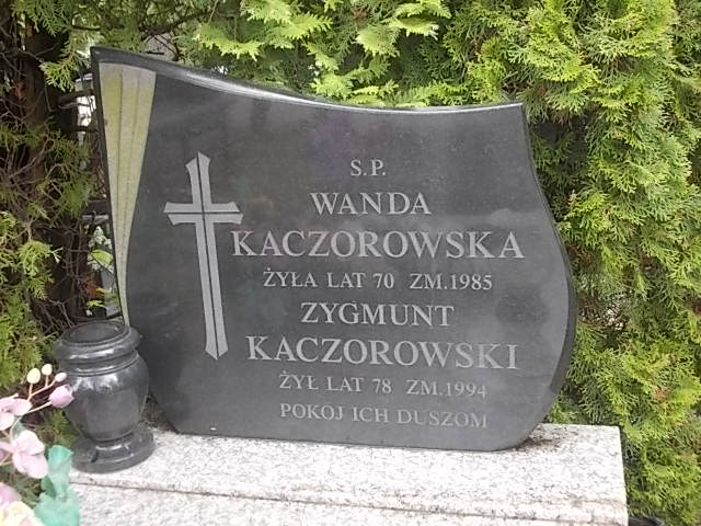 Wanda Kaczorowska Płock - Grobonet - Wyszukiwarka osób pochowanych