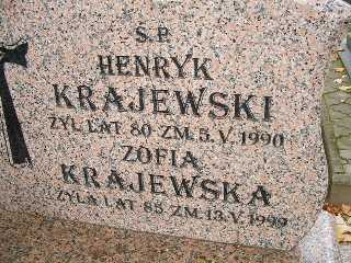 Henryk Krajewski 1910 Płock - Grobonet - Wyszukiwarka osób pochowanych