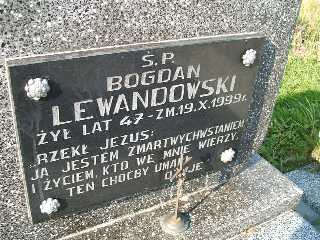 Bogdan Lewandowski Płock - Grobonet - Wyszukiwarka osób pochowanych