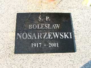 Bolesław Nosarzewski 1917 Płock - Grobonet - Wyszukiwarka osób pochowanych