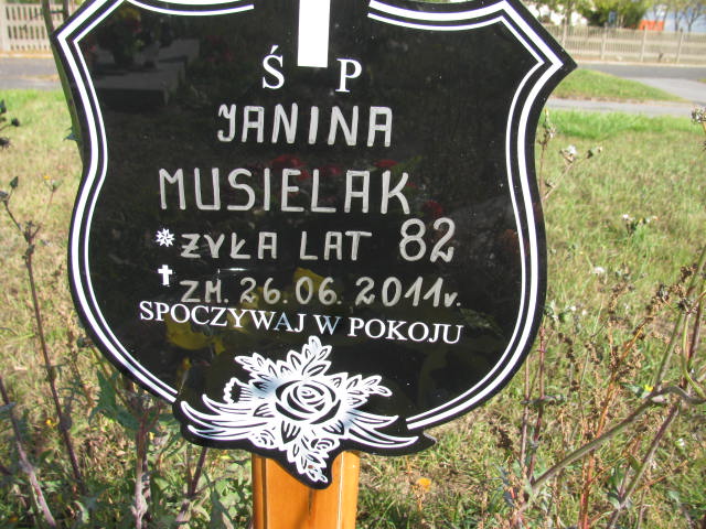 Grób Janina Musielak