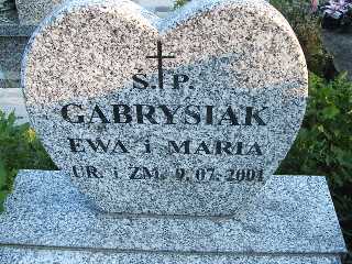 Maria Gabrysiak 2001 Płock - Grobonet - Wyszukiwarka osób pochowanych