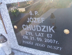 Józef Feliks Chudzik 1940 Płock - Grobonet - Wyszukiwarka osób pochowanych