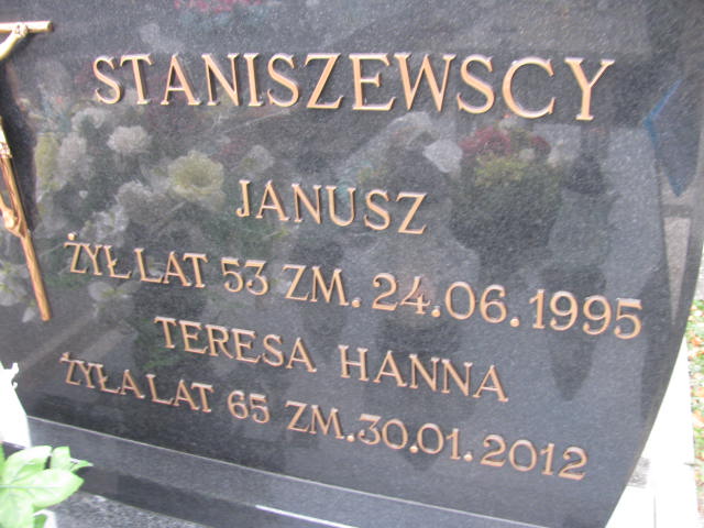 Grób Teresa Hanna Staniszewska