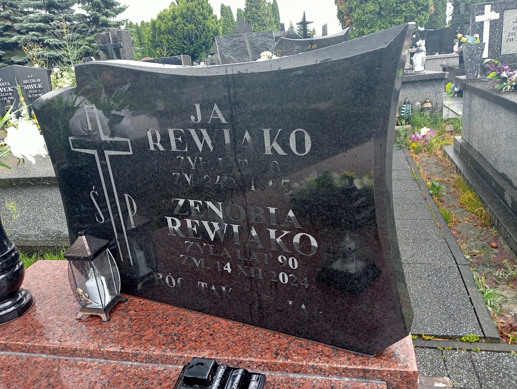 Zenobia Rewiako 1934 Płock - Grobonet - Wyszukiwarka osób pochowanych