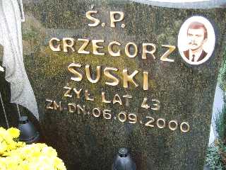 Grzegorz Suski Płock - Grobonet - Wyszukiwarka osób pochowanych