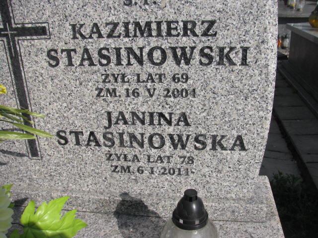Grób Kazimierz Stasinowski