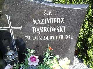 Grób Kazimierz Dąbrowski
