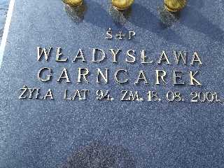 Władysława Garncarek 1907 Płock - Grobonet - Wyszukiwarka osób pochowanych