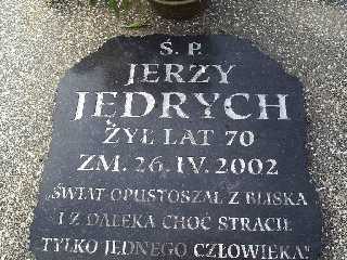 Jerzy Jędrych 1932 Płock - Grobonet - Wyszukiwarka osób pochowanych
