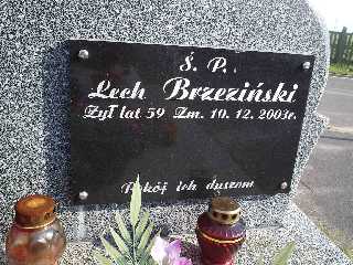 Lech Brzeziński 1944 Płock - Grobonet - Wyszukiwarka osób pochowanych
