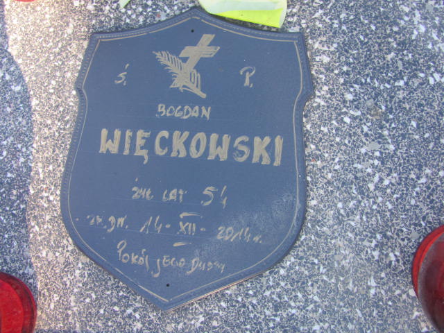 Bogdan Grzegorz Więckowski 1960 Płock - Grobonet - Wyszukiwarka osób pochowanych