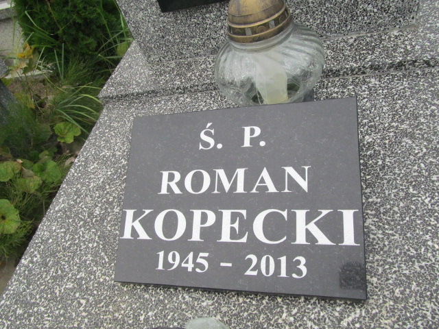 Roman Kopecki 1945 Płock - Grobonet - Wyszukiwarka osób pochowanych