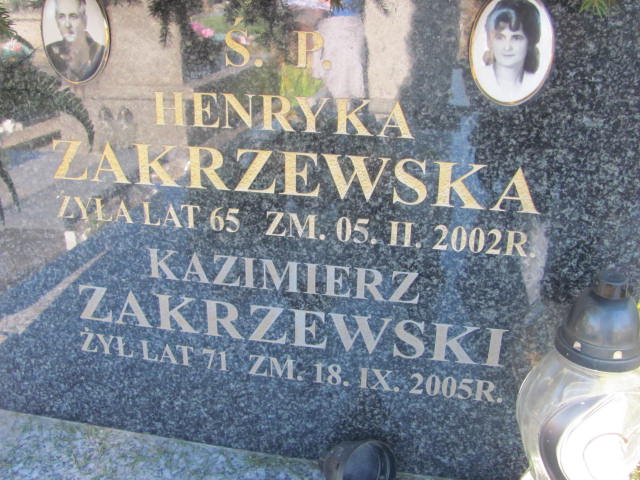 Kazimierz Zakrzewski 1934 Płock - Grobonet - Wyszukiwarka osób pochowanych
