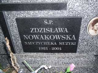 Zdzisława Nowakowska 1921 Płock - Grobonet - Wyszukiwarka osób pochowanych