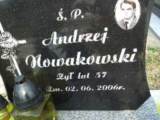 Grób Andrzej Nowakowski