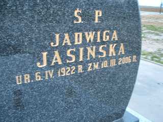 Grób Dionizy Janusz Wysocki