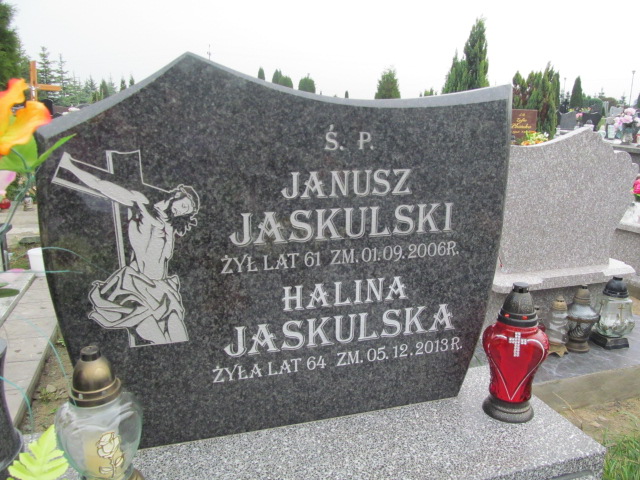 Janusz Jaskulski 1948 Płock - Grobonet - Wyszukiwarka osób pochowanych