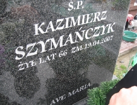 Anna Szymańczyk 1942 Płock - Grobonet - Wyszukiwarka osób pochowanych