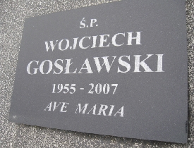 Grób Wojciech Jan Gosławski