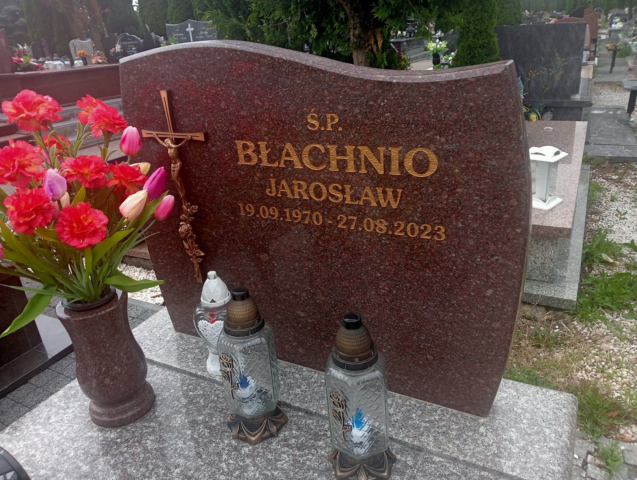 Jarosław Błachnio 1970 Płock - Grobonet - Wyszukiwarka osób pochowanych