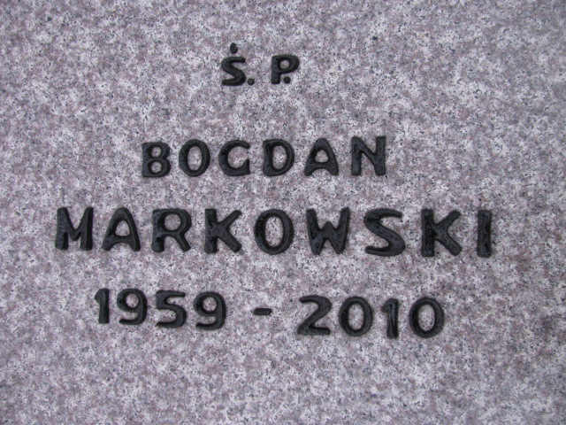 Bogdan Markowski 1959 Płock - Grobonet - Wyszukiwarka osób pochowanych