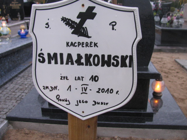 Grób Kacper Śmiałkowski