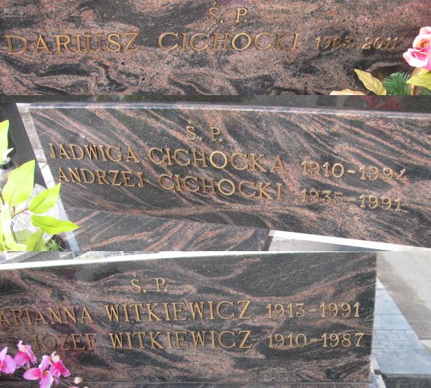 Grób Jadwiga Cichocka