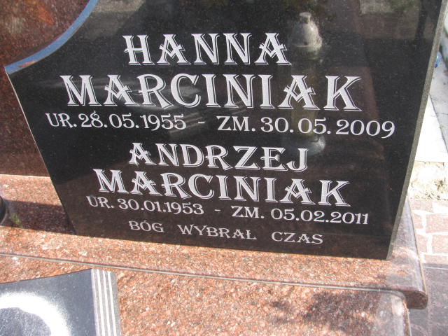 Grób Andrzej Marciniak