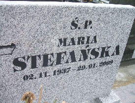 Maria Stefańska 1937 Płock - Grobonet - Wyszukiwarka osób pochowanych