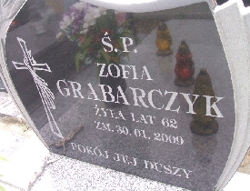 Grób Zofia Grabarczyk