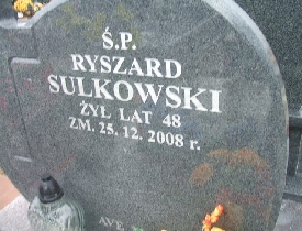 Ryszard Sulkowski 1960 Płock - Grobonet - Wyszukiwarka osób pochowanych