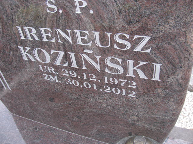Grób Ireneusz Koziński