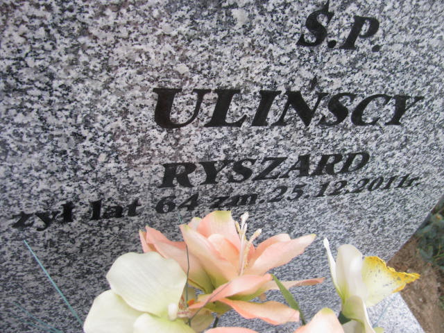 Ryszard Uliński 1947 Płock - Grobonet - Wyszukiwarka osób pochowanych