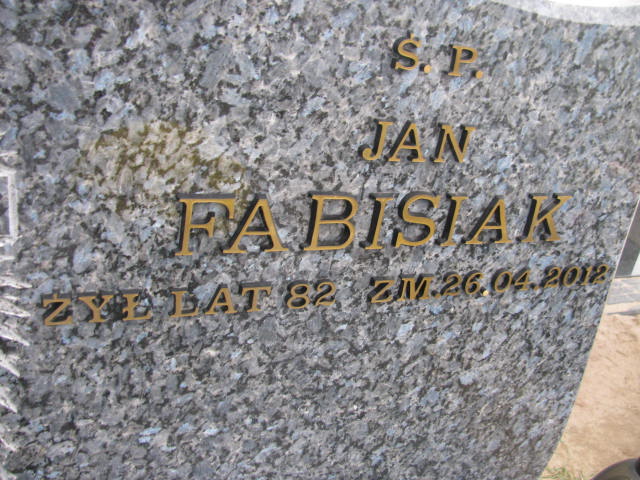 Jan Fabisiak 1930 Płock - Grobonet - Wyszukiwarka osób pochowanych