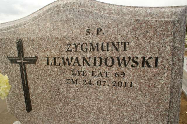 Zygmunt Lewandowski 1941 Płock - Grobonet - Wyszukiwarka osób pochowanych