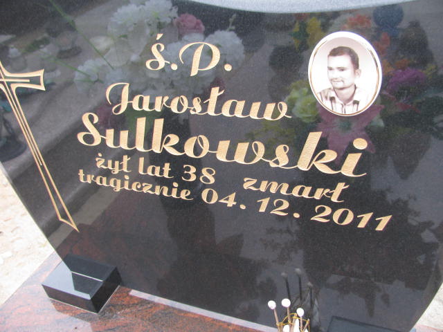 Jarosław Sulkowski 1973 Płock - Grobonet - Wyszukiwarka osób pochowanych
