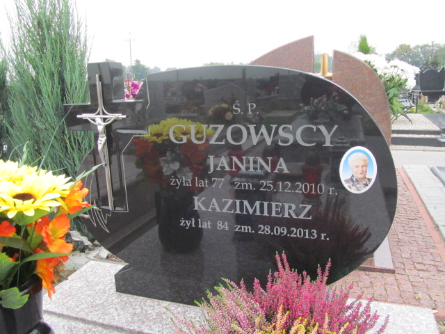 Janina Guzowska 1933 Płock - Grobonet - Wyszukiwarka osób pochowanych