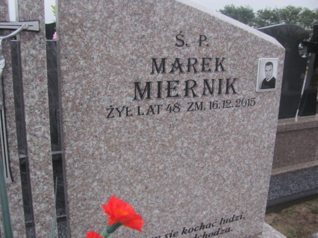Marek Miernik 1967 Płock - Grobonet - Wyszukiwarka osób pochowanych
