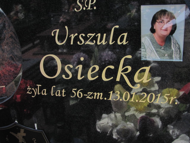 Urszula Osiecka 1959 Płock - Grobonet - Wyszukiwarka osób pochowanych