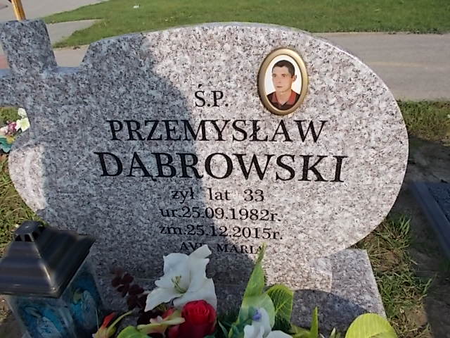 Przemysław Dąbrowski 1982 Płock - Grobonet - Wyszukiwarka osób pochowanych