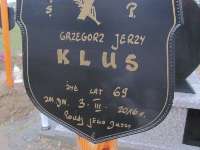 Grzegorz Jerzy Klus 1947 Płock - Grobonet - Wyszukiwarka osób pochowanych