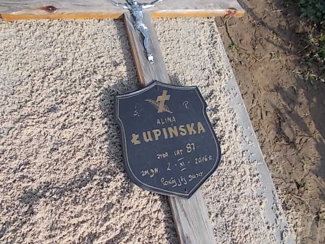 Grób Alina Stanisława Łupińska