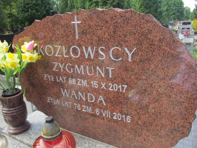 Grób Wanda Maria Kozłowska