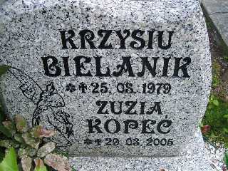 Zuzanna Kopeć 2005 Płock - Grobonet - Wyszukiwarka osób pochowanych
