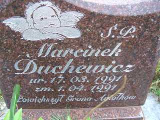 Grób Marcin Duchewicz