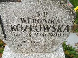 Weronika Kozłowska 1990 Płock - Grobonet - Wyszukiwarka osób pochowanych