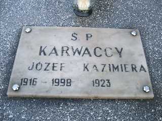 Józef Karwacki 1916 Płock - Grobonet - Wyszukiwarka osób pochowanych